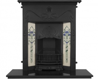 The Valentine Cast Iron Fireplace